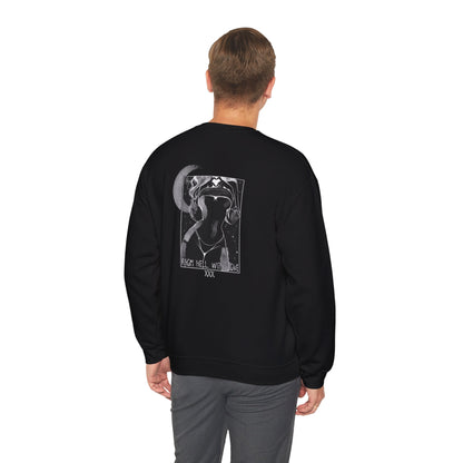 'From hell with love' - Graphic Crewneck Sweatshirt