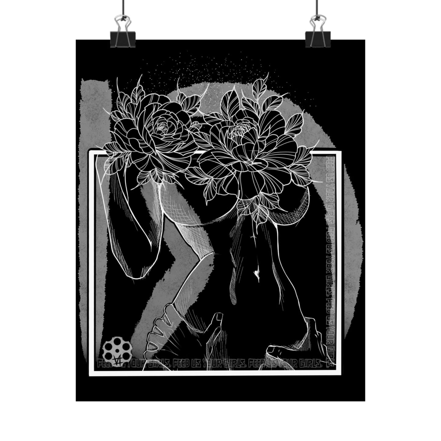 'Feed us your girls' - Matte Poster