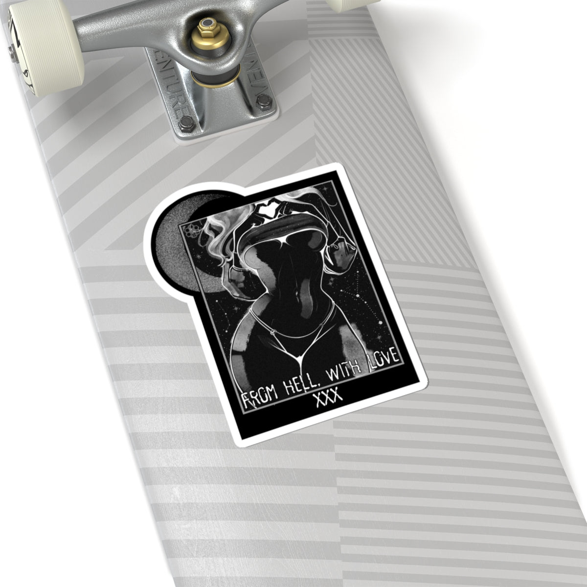 'From Hell With Love' - Kiss-Cut Decal