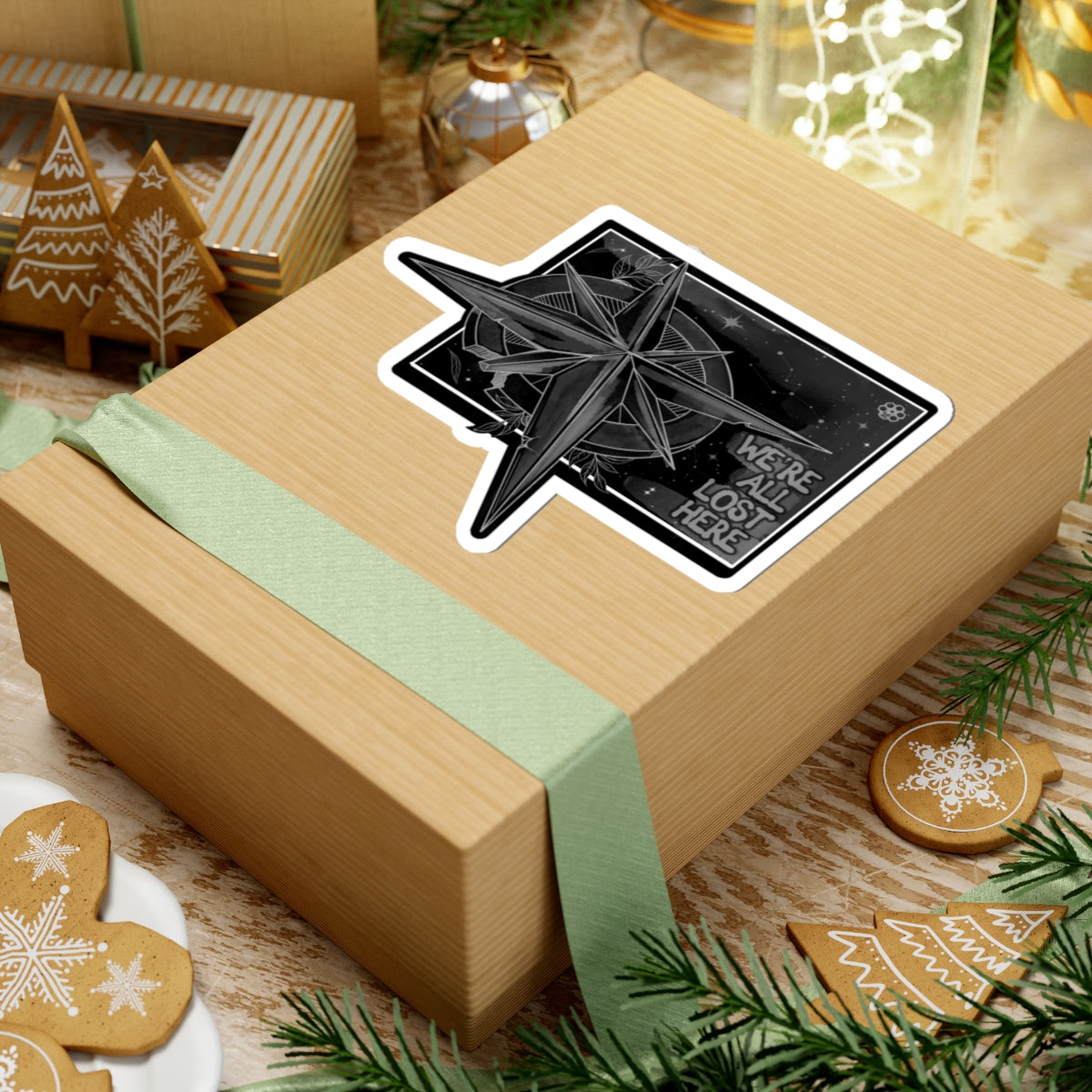 'We're All Lost Here' Kiss-Cut Decal