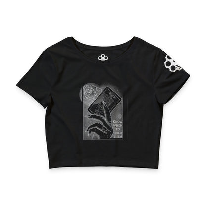 'Know When to Hold Them' - Cropped Tee
