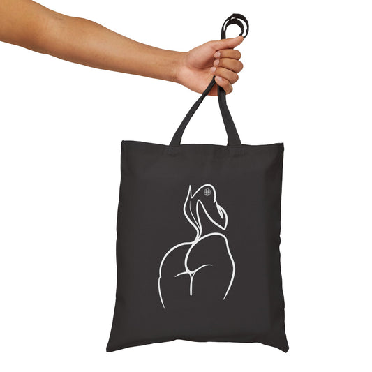 'Fine Line' - Canvas Tote