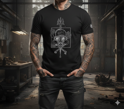 'Trident' - Graphic Tee (Front Facing)