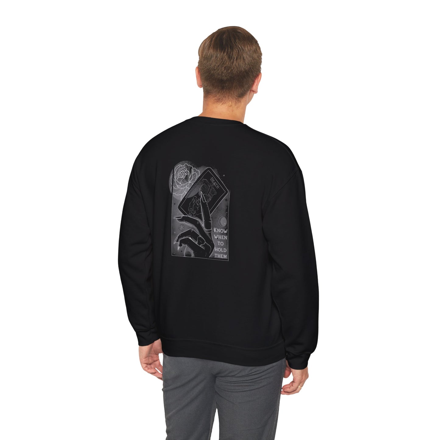 'Know When to Hold Them' - Graphic Crewneck Sweatshirt