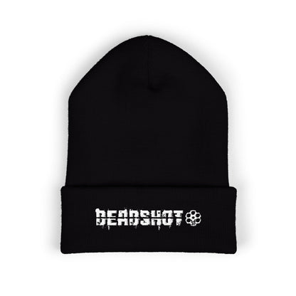 Deadshot with Logo- Embroidered Cuffed Beanie