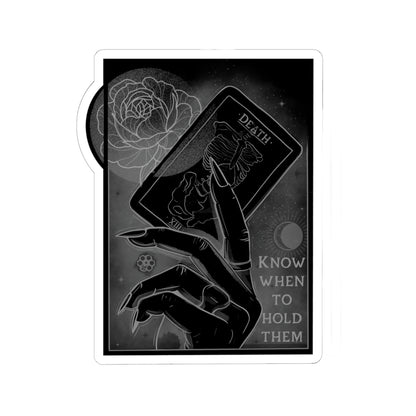 'Know When to Hold Them' - Kiss-Cut Decal
