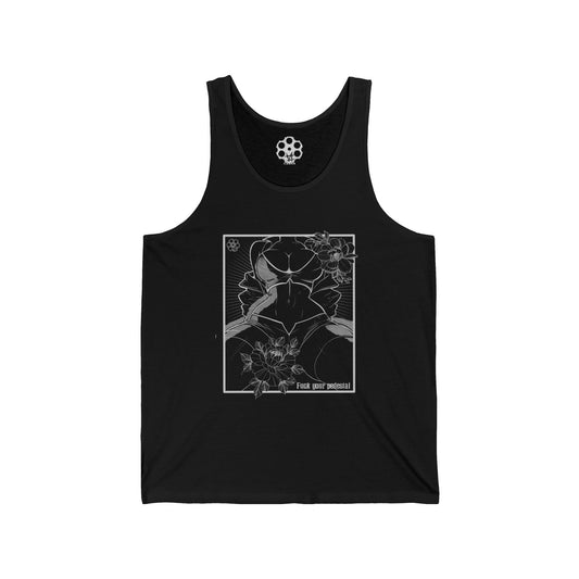 'F your pedestal' - Graphic Tank Top
