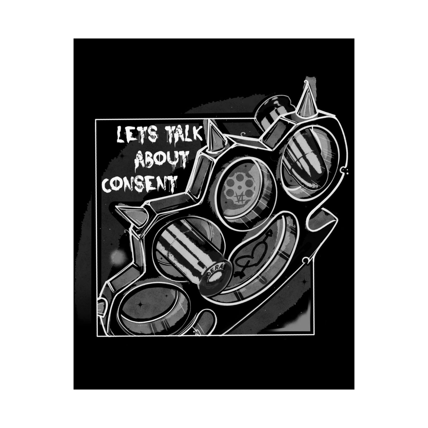 'Let’s Talk About Consent' - Matte Poster