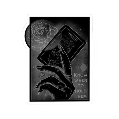 'Know When to Hold Them' - Kiss-Cut Decal