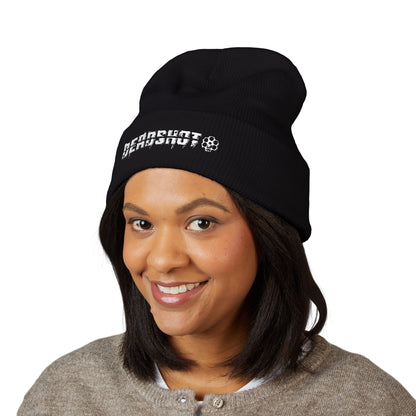 Deadshot with Logo- Embroidered Cuffed Beanie